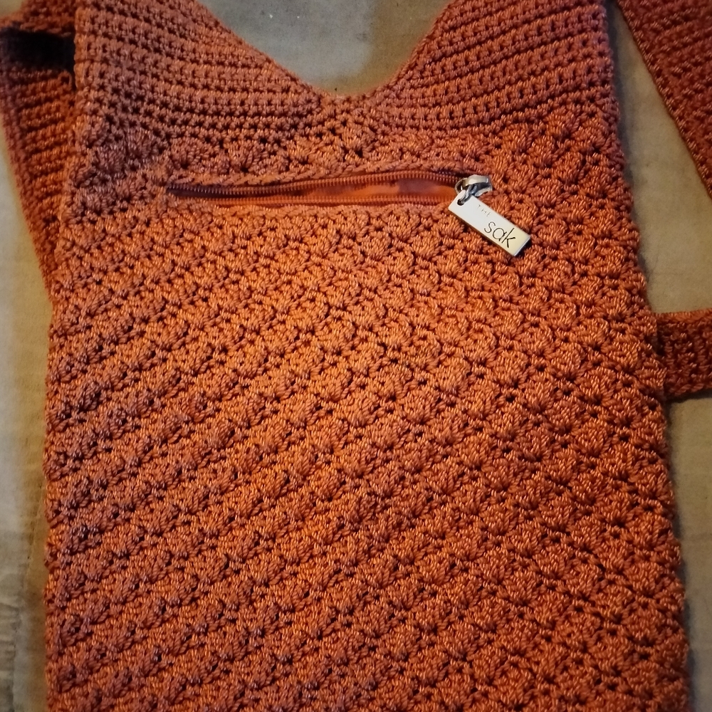 The Sak orange purse